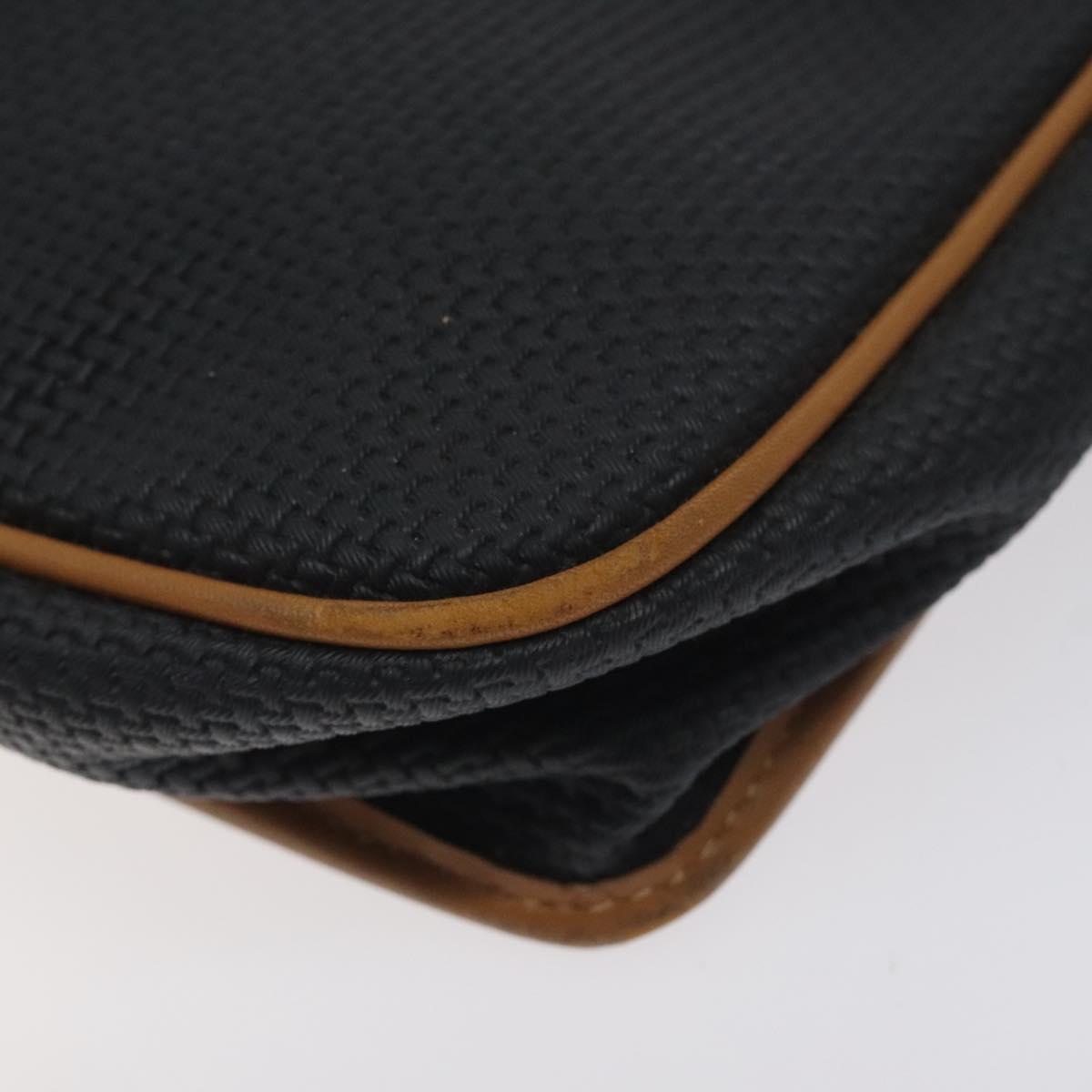 SAINT LAURENT Shoulder Bag PVC Canvas Navy Auth 129550