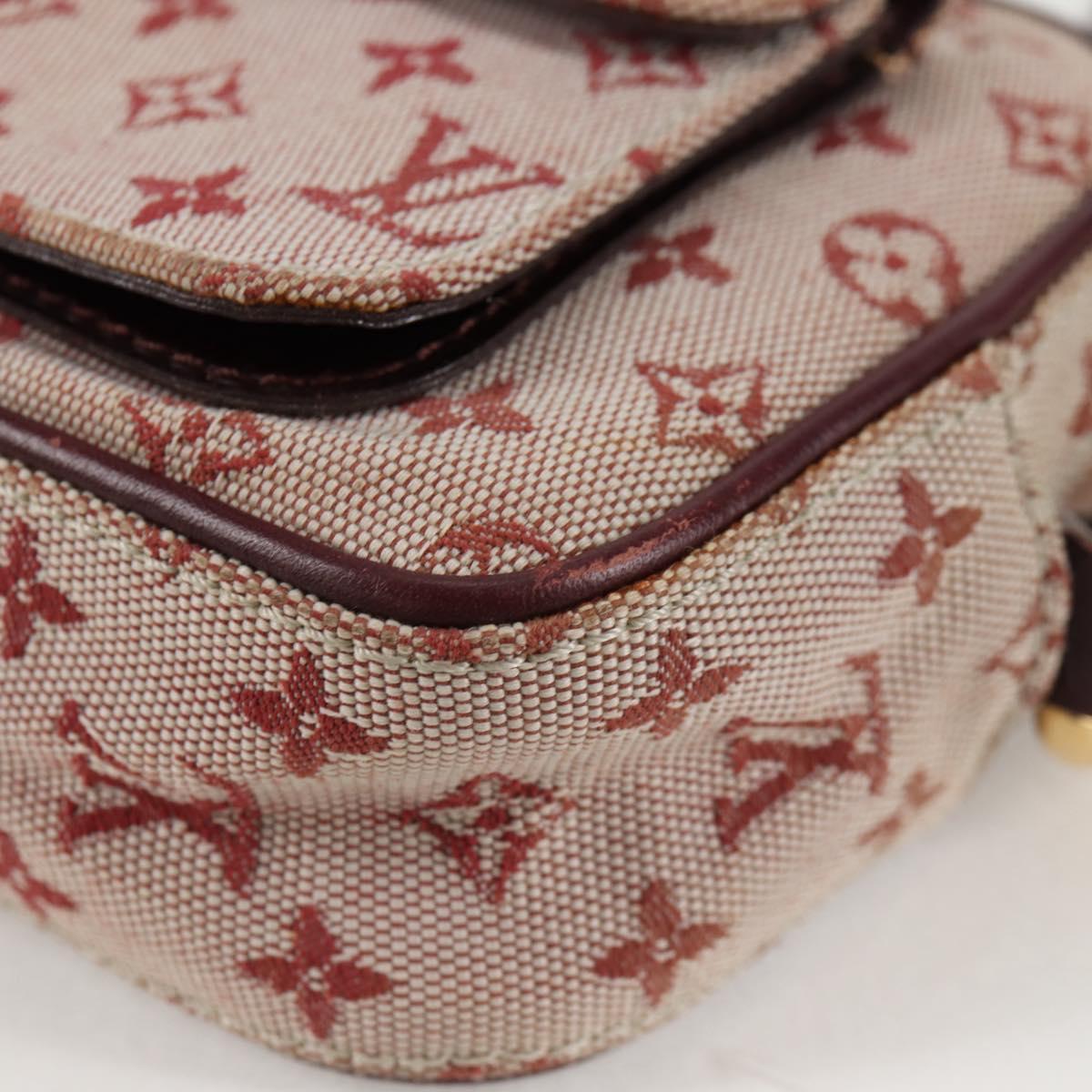 LOUIS VUITTON Monogram Mini Juliet MM Shoulder Bag Red M92219 LV Auth 129611