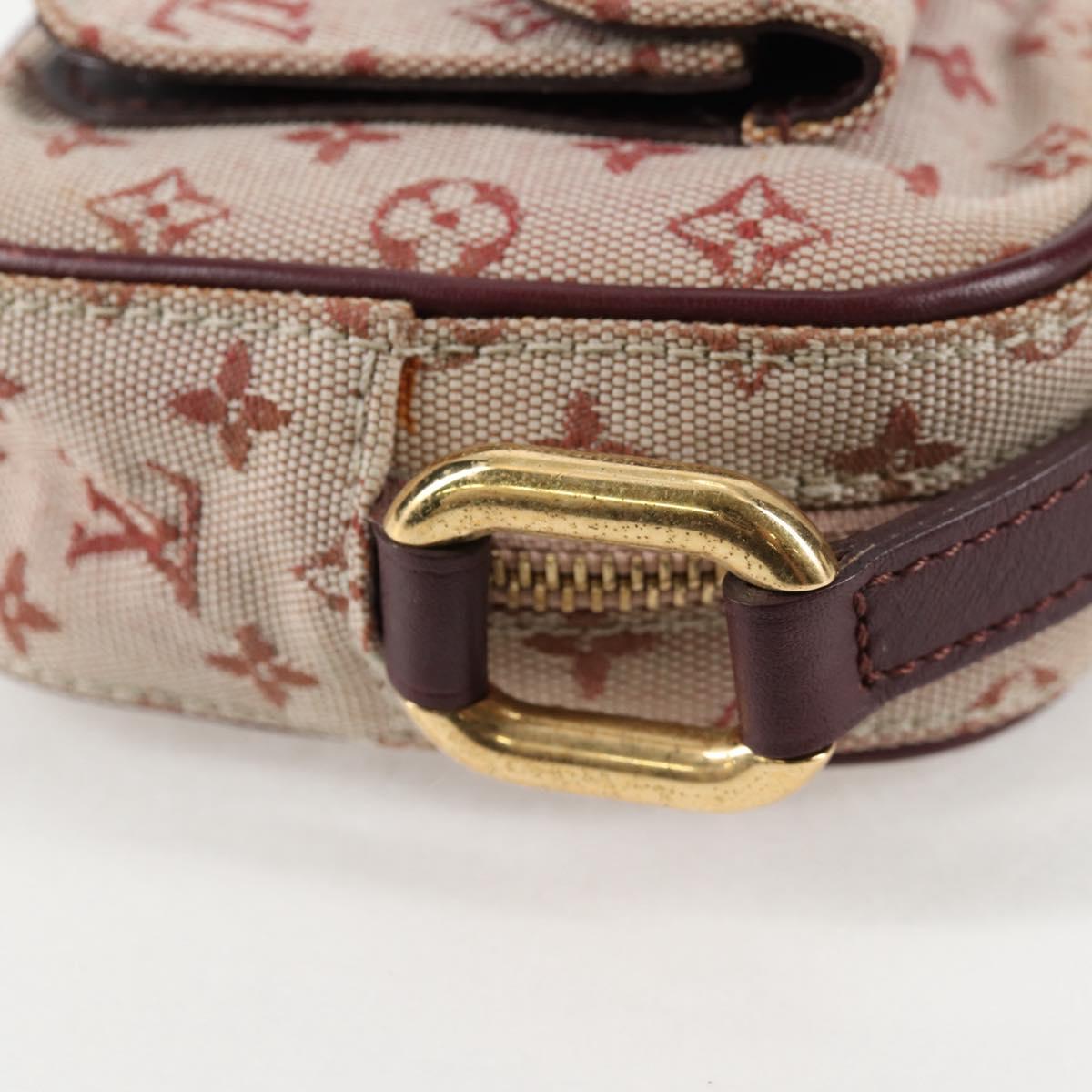 LOUIS VUITTON Monogram Mini Juliet MM Shoulder Bag Red M92219 LV Auth 129611