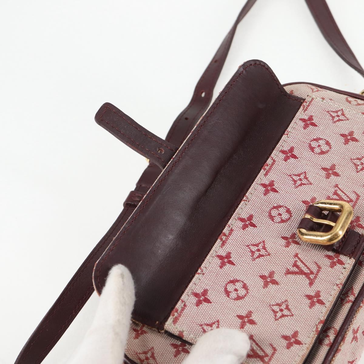 LOUIS VUITTON Monogram Mini Juliet MM Shoulder Bag Red M92219 LV Auth 129611