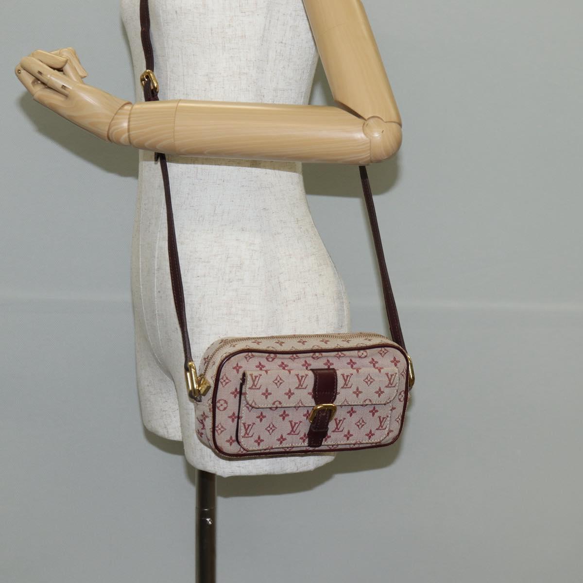 LOUIS VUITTON Monogram Mini Juliet MM Shoulder Bag Red M92219 LV Auth 129611