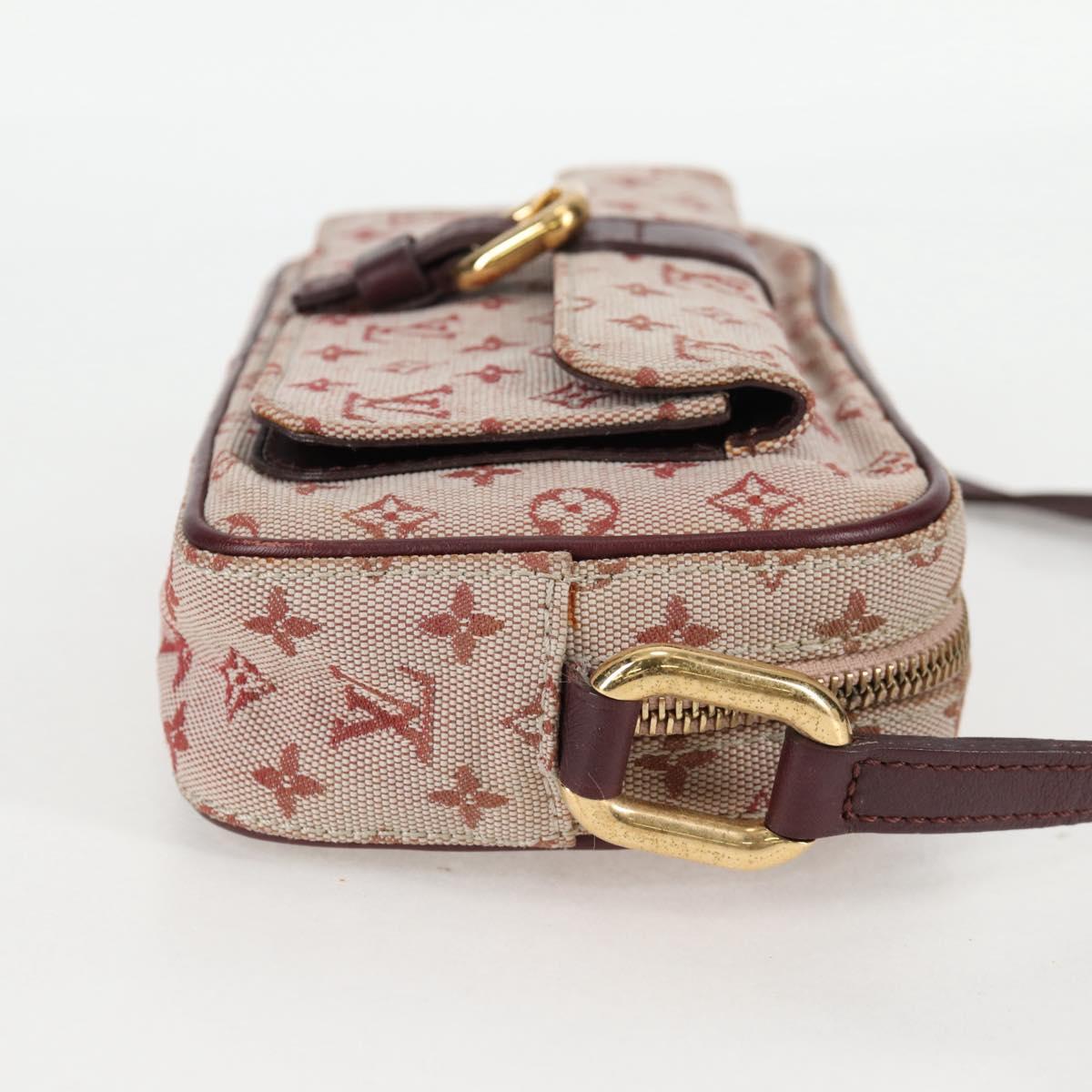 LOUIS VUITTON Monogram Mini Juliet MM Shoulder Bag Red M92219 LV Auth 129611