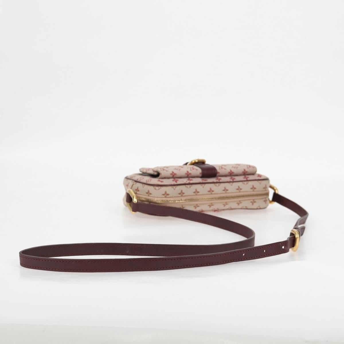 LOUIS VUITTON Monogram Mini Juliet MM Shoulder Bag Red M92219 LV Auth 129611