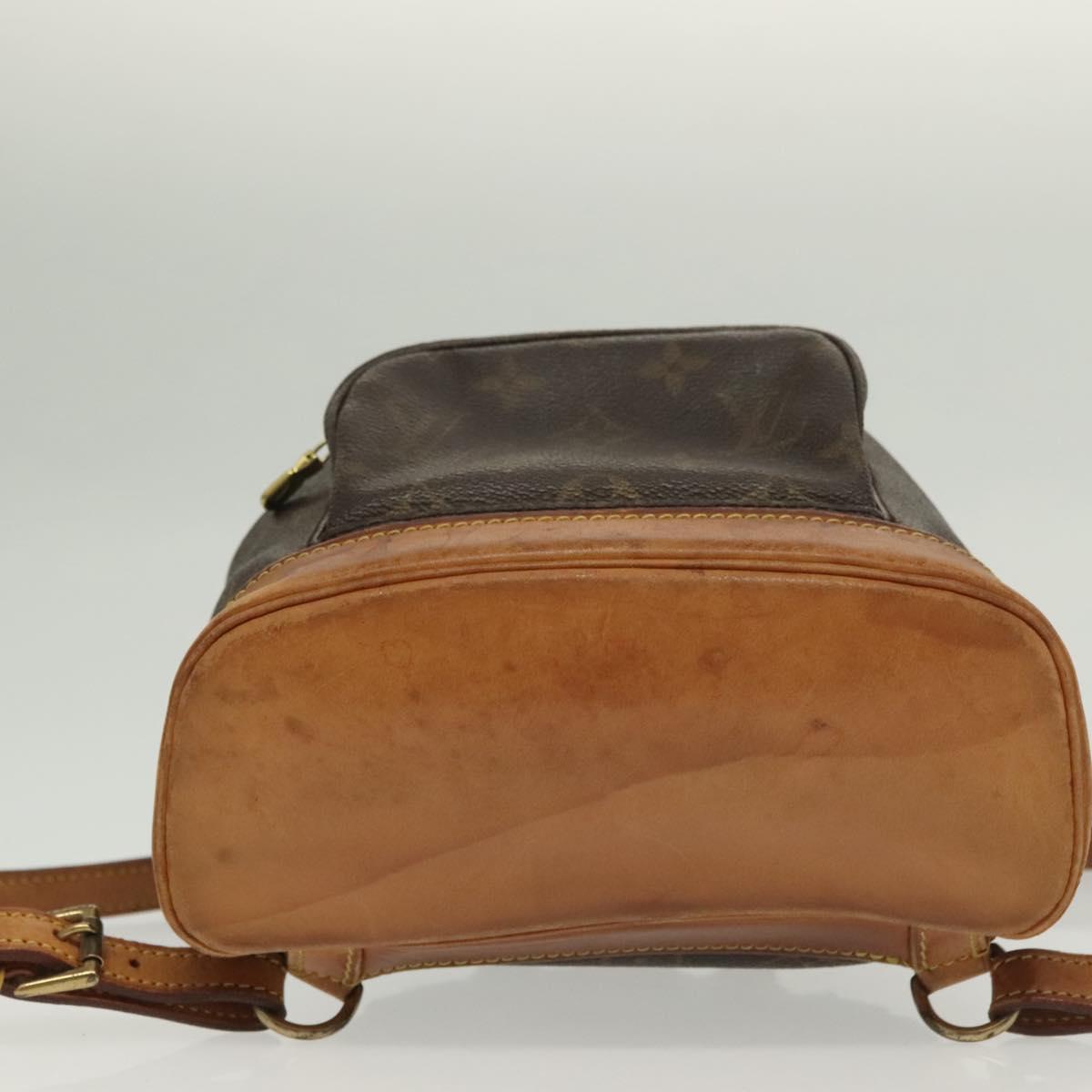 LOUIS VUITTON Monogram Montsouris PM Backpack M51137 LV Auth 129617