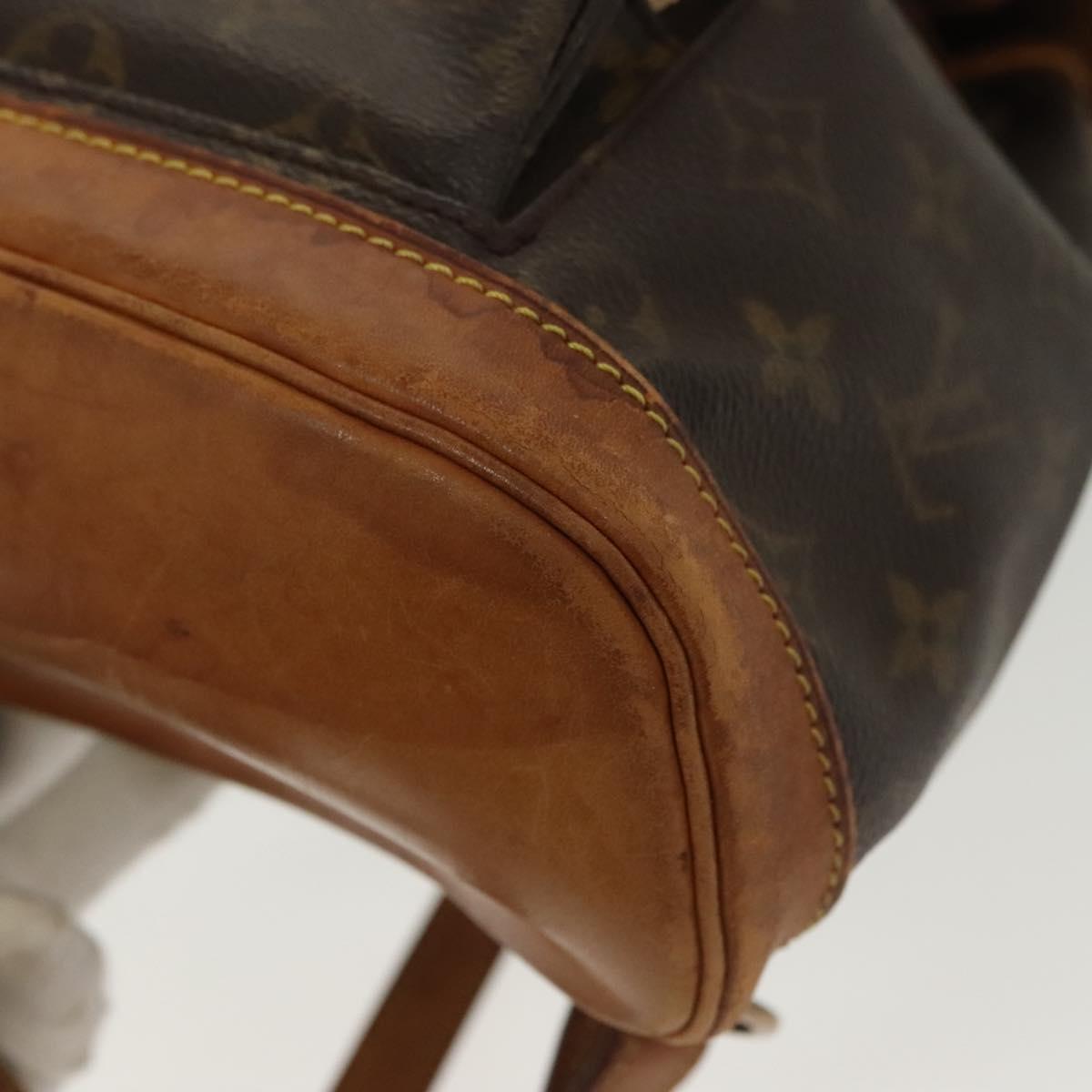 LOUIS VUITTON Monogram Montsouris PM Backpack M51137 LV Auth 129617