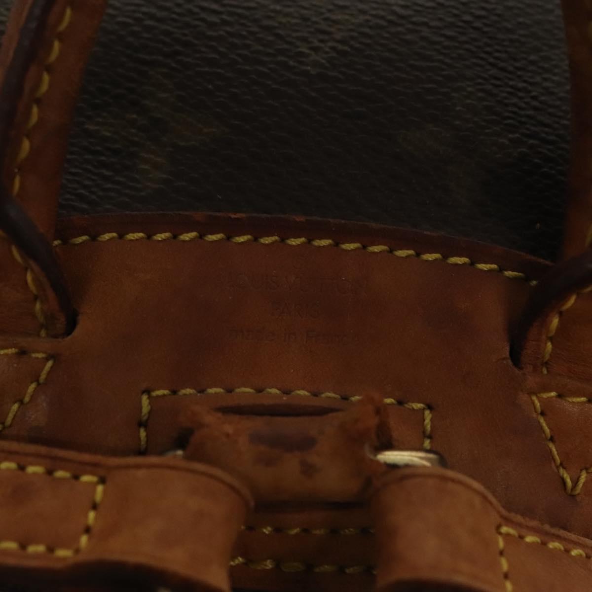 LOUIS VUITTON Monogram Montsouris PM Backpack M51137 LV Auth 129617