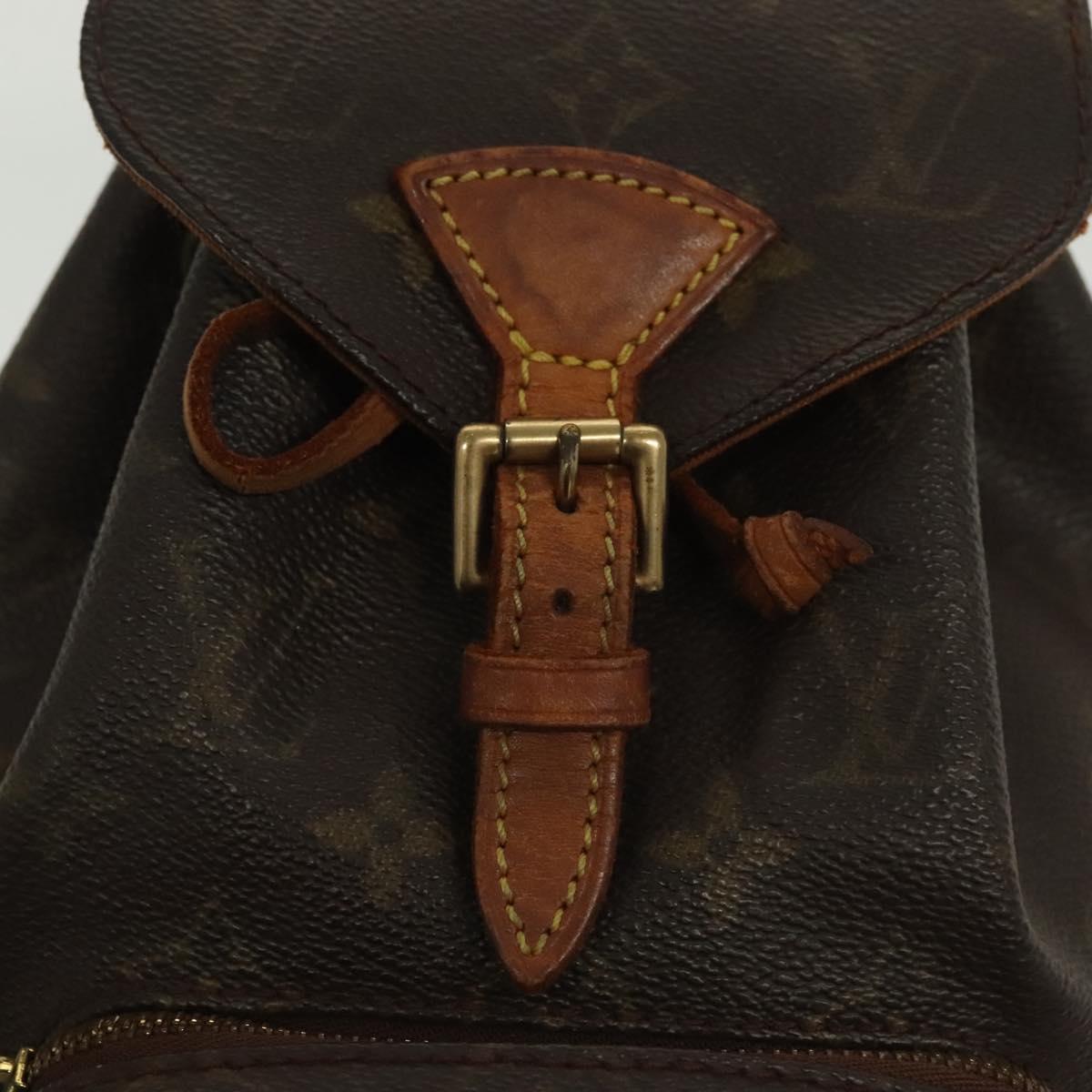 LOUIS VUITTON Monogram Montsouris PM Backpack M51137 LV Auth 129617
