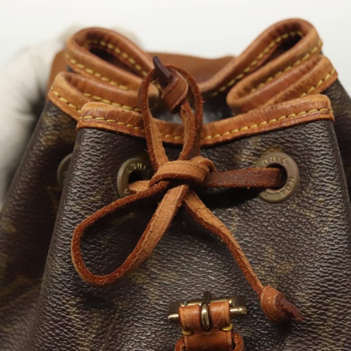 LOUIS VUITTON Monogram Montsouris PM Backpack M51137 LV Auth 129617