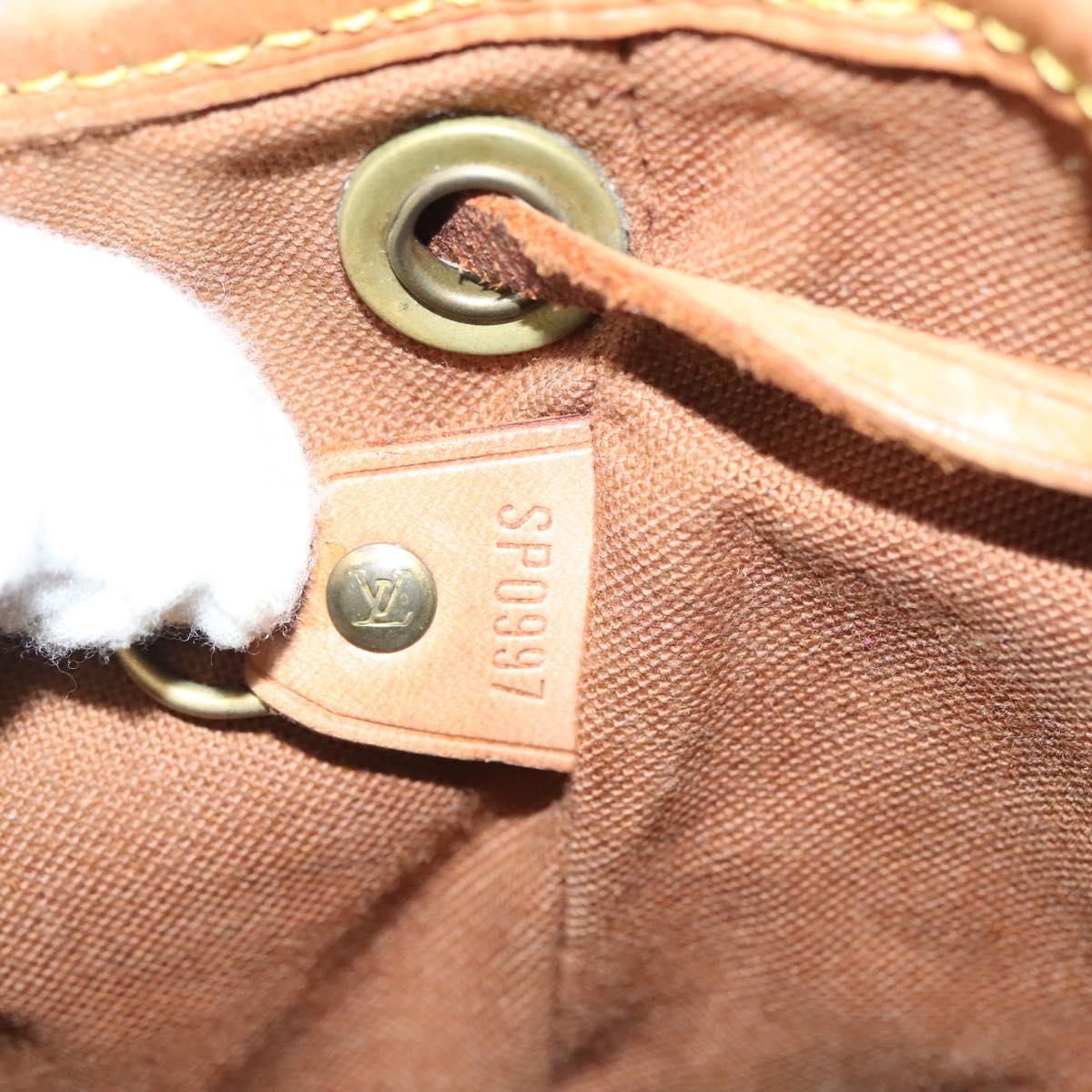 LOUIS VUITTON Monogram Montsouris PM Backpack M51137 LV Auth 129617