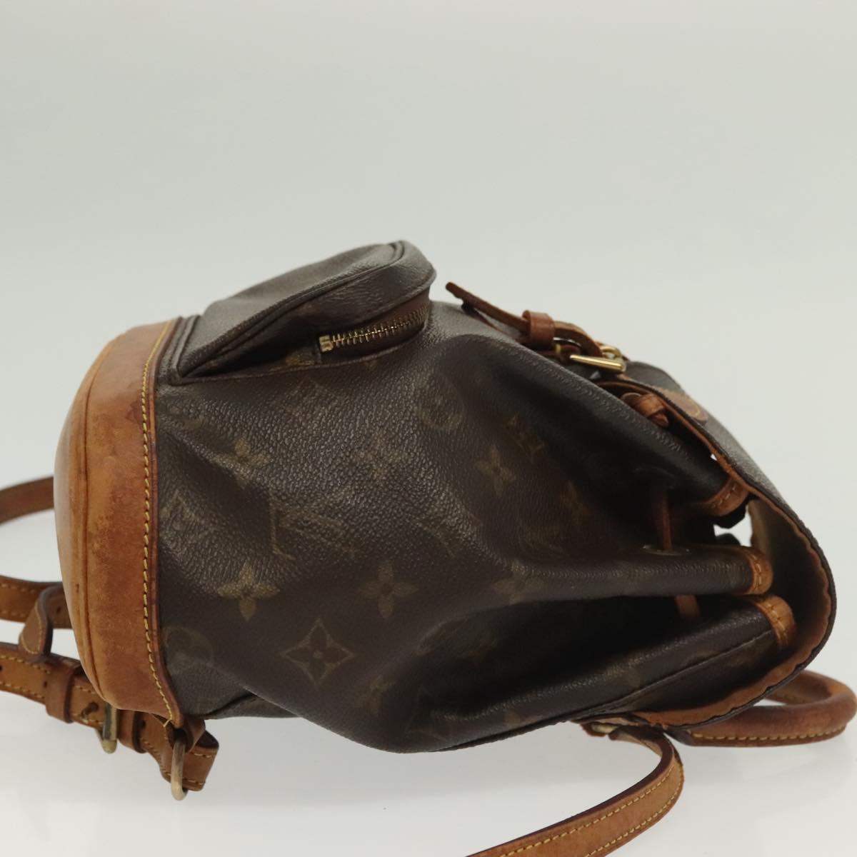 LOUIS VUITTON Monogram Montsouris PM Backpack M51137 LV Auth 129617