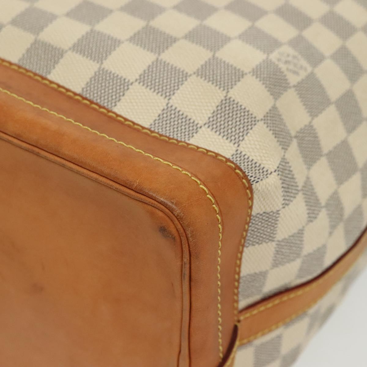 LOUIS VUITTON Damier Azur Noe Shoulder Bag N42222 LV Auth 129640