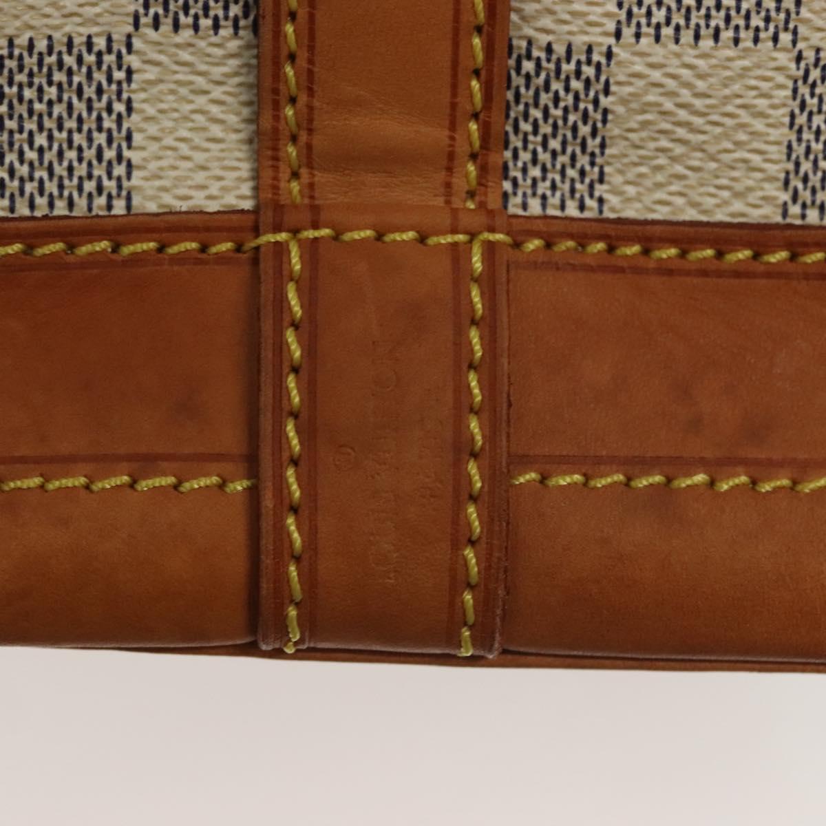 LOUIS VUITTON Damier Azur Noe Shoulder Bag N42222 LV Auth 129640