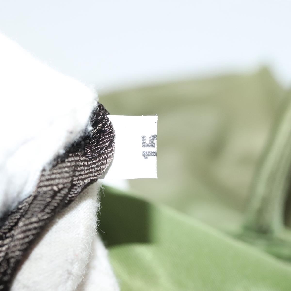 PRADA Tote Bag Nylon Green Auth 129642