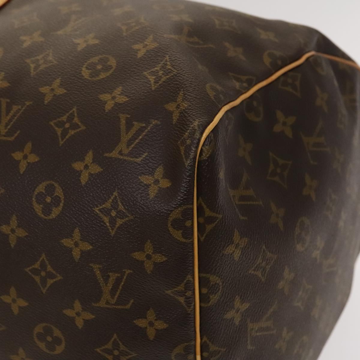 LOUIS VUITTON Monogram Keepall 55 Boston Bag M41424 LV Auth 129658