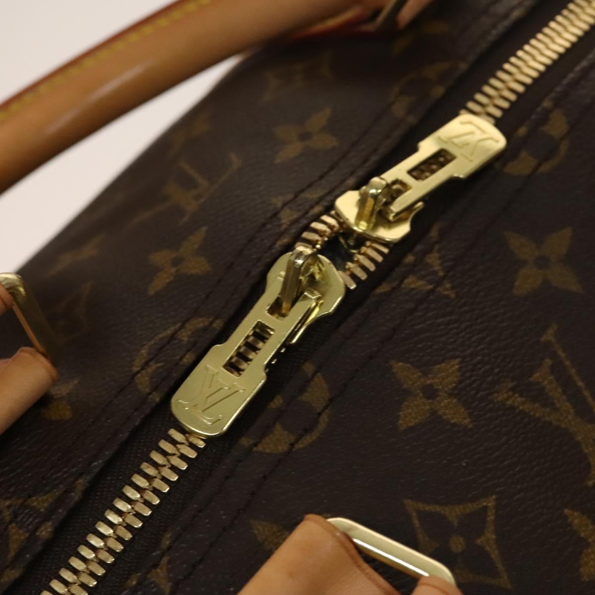 LOUIS VUITTON Monogram Keepall 55 Boston Bag M41424 LV Auth 129658