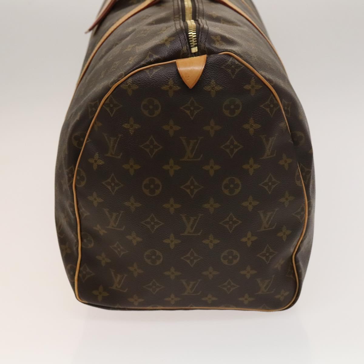LOUIS VUITTON Monogram Keepall 55 Boston Bag M41424 LV Auth 129658