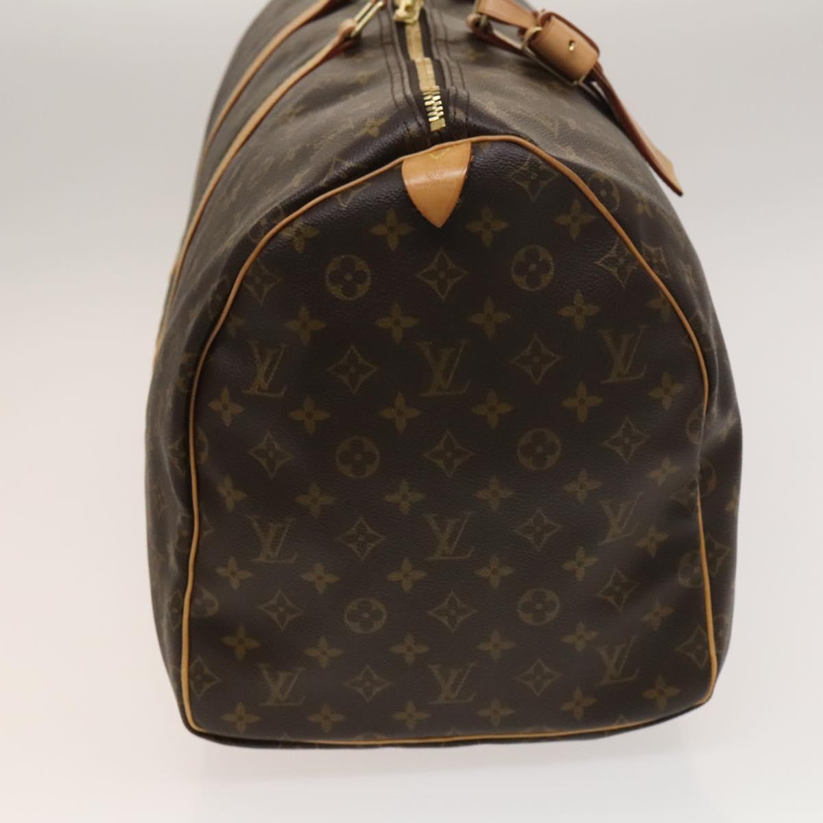 LOUIS VUITTON Monogram Keepall 55 Boston Bag M41424 LV Auth 129658