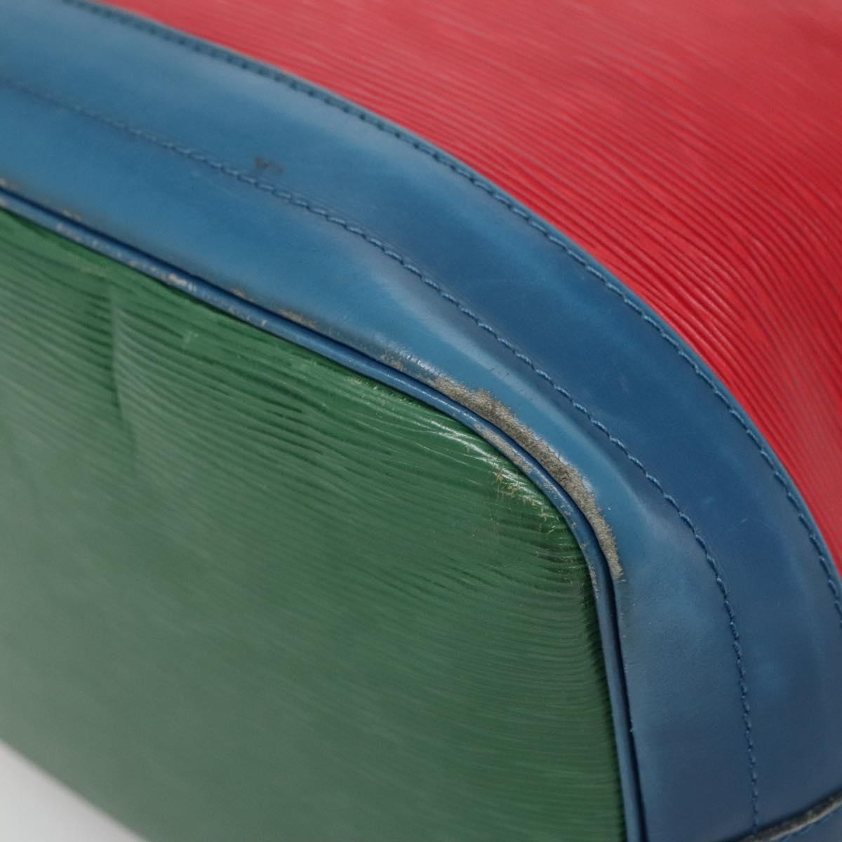 LOUIS VUITTON Epi Toriko Color Noe Bag Red Blue Green M44084 LV Auth 129671
