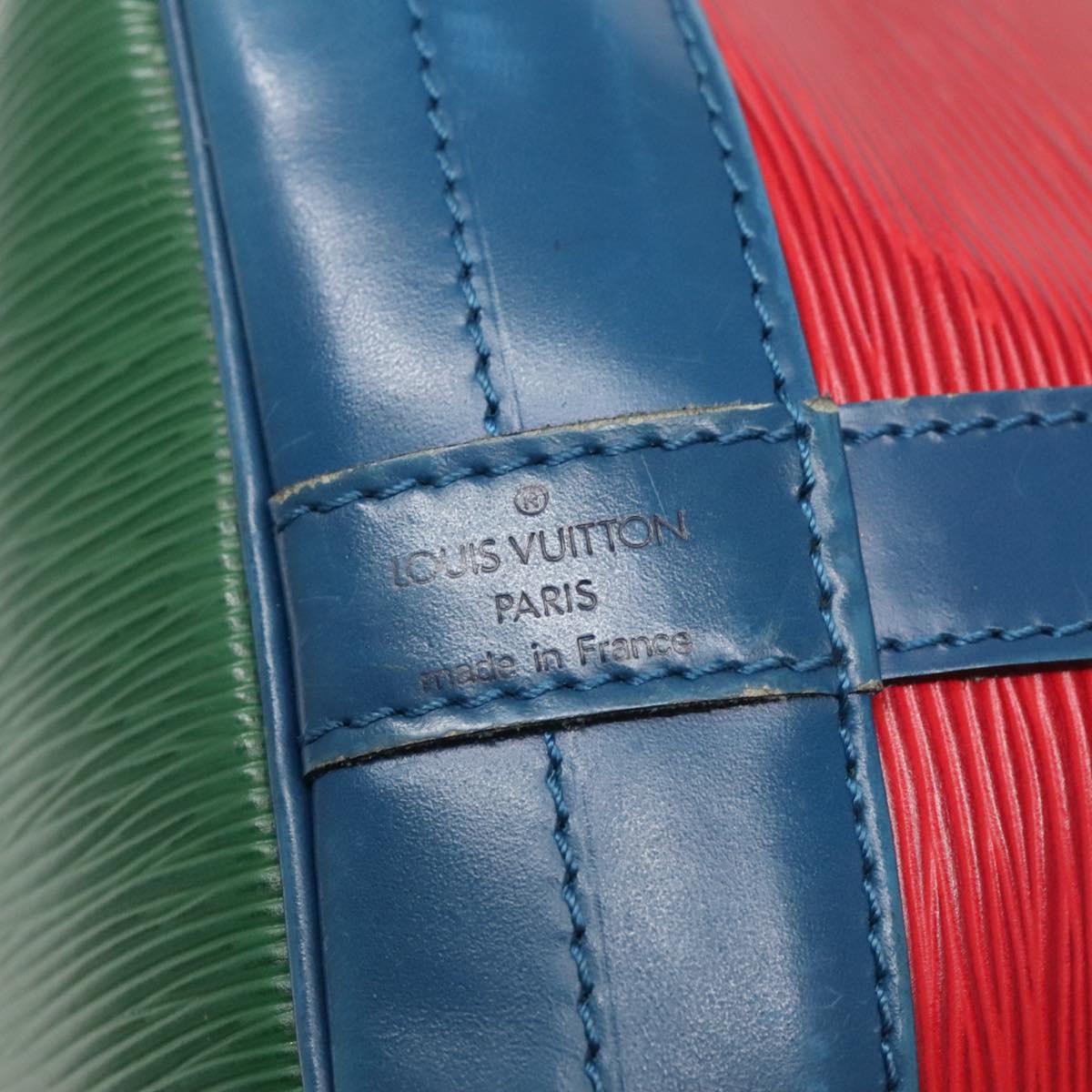 LOUIS VUITTON Epi Toriko Color Noe Bag Red Blue Green M44084 LV Auth 129671