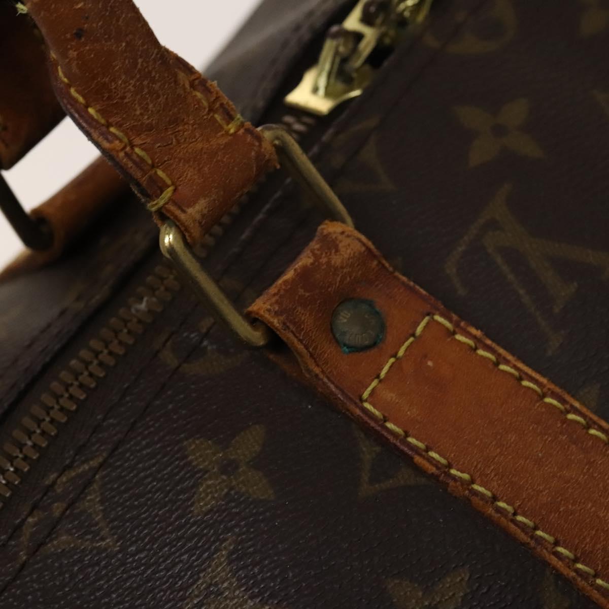LOUIS VUITTON Monogram Keepall 50 Boston Bag M41426 LV Auth 129690