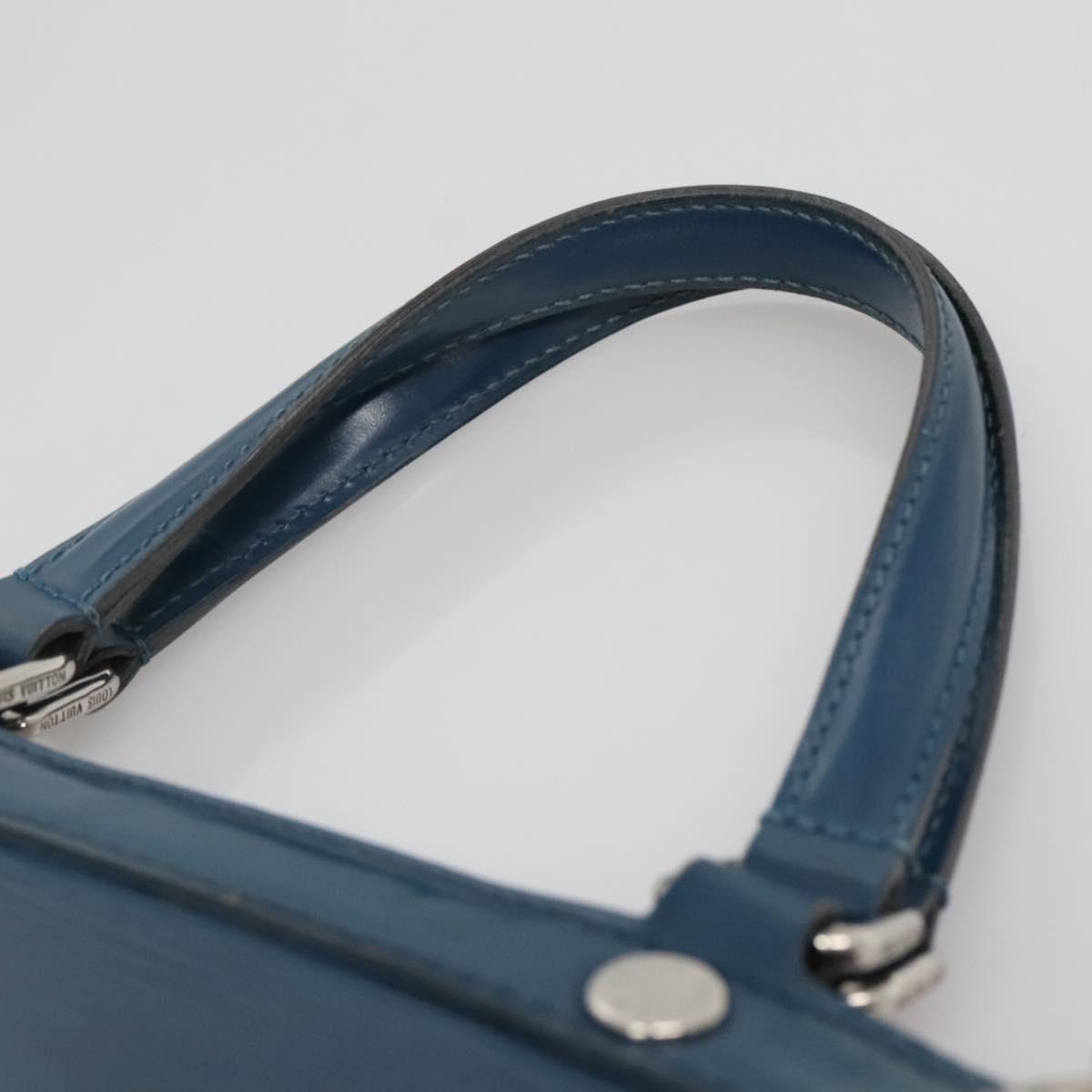 LOUIS VUITTON Epi Blair MM Hand Bag 2way Safir M40964 LV Auth 129726
