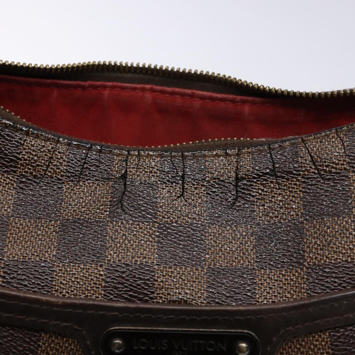 LOUIS VUITTON Damier Ebene Bloomsbury PM Shoulder Bag N42251 LV Auth 129730