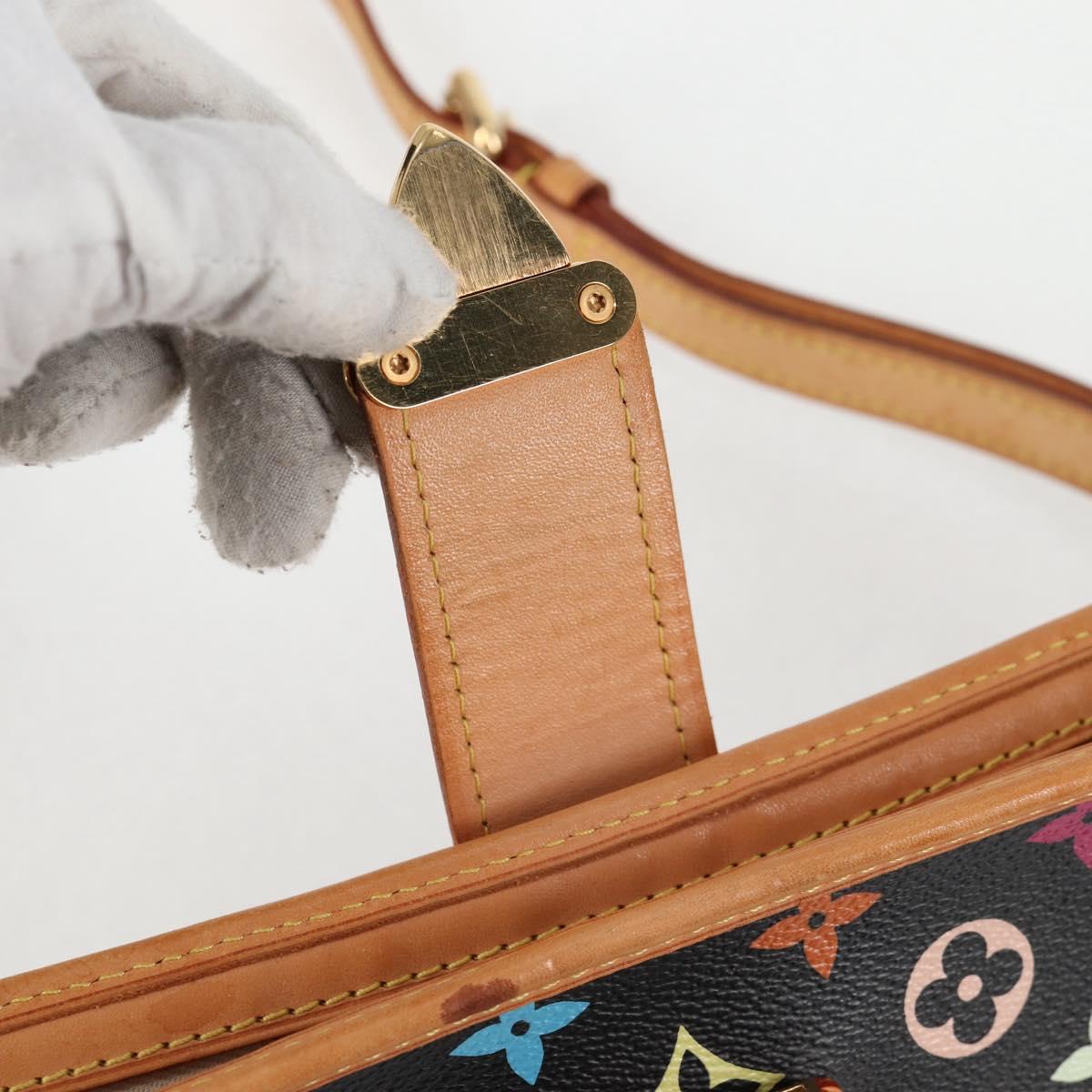 LOUIS VUITTON Monogram Multicolor Shirley Shoulder Bag Black M40050 Auth 129733V