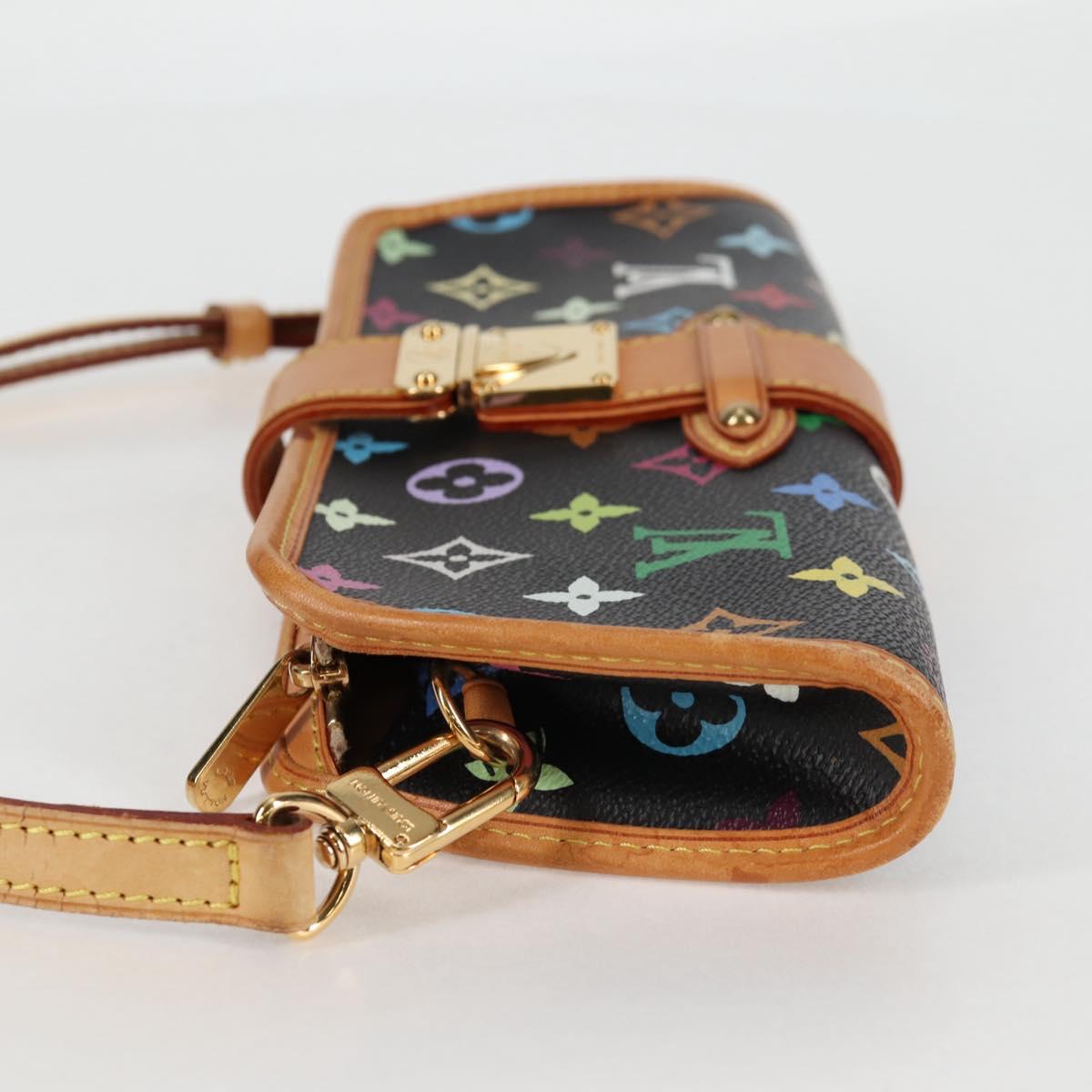 LOUIS VUITTON Monogram Multicolor Shirley Shoulder Bag Black M40050 Auth 129733V