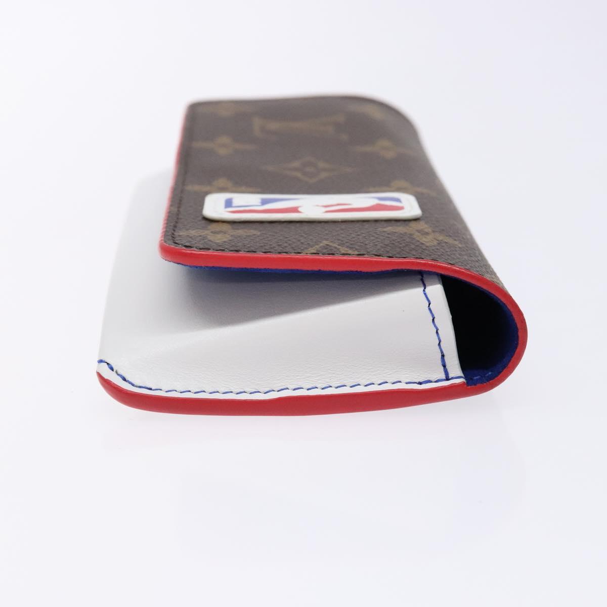 LOUIS VUITTON NBA Collaboration Etui Lunette Glasses Case GI0561 Auth 129751