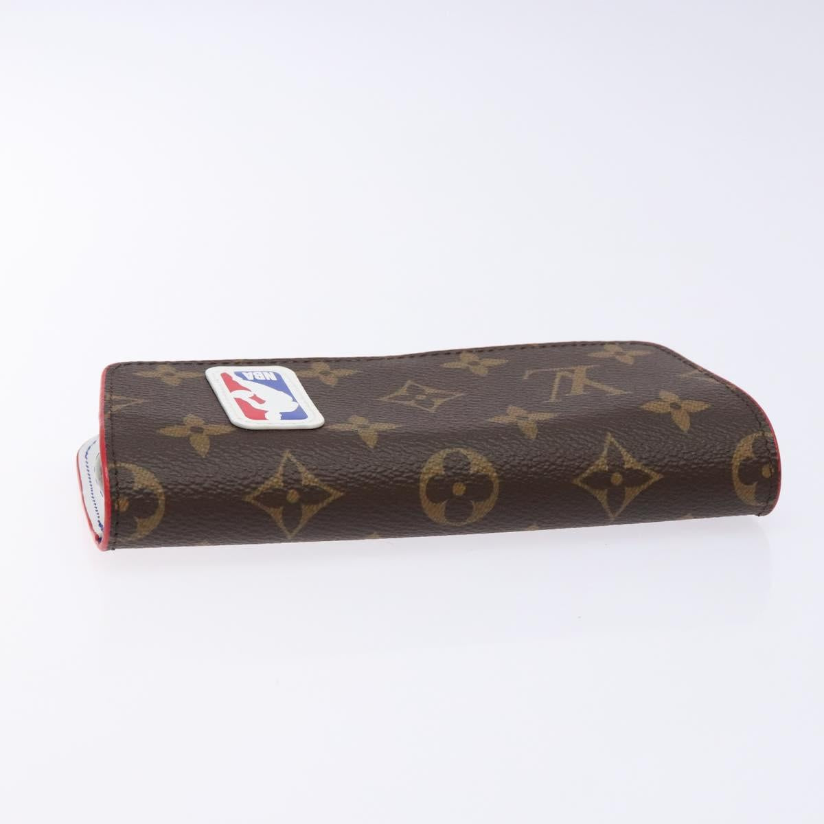 LOUIS VUITTON NBA Collaboration Etui Lunette Glasses Case GI0561 Auth 129751