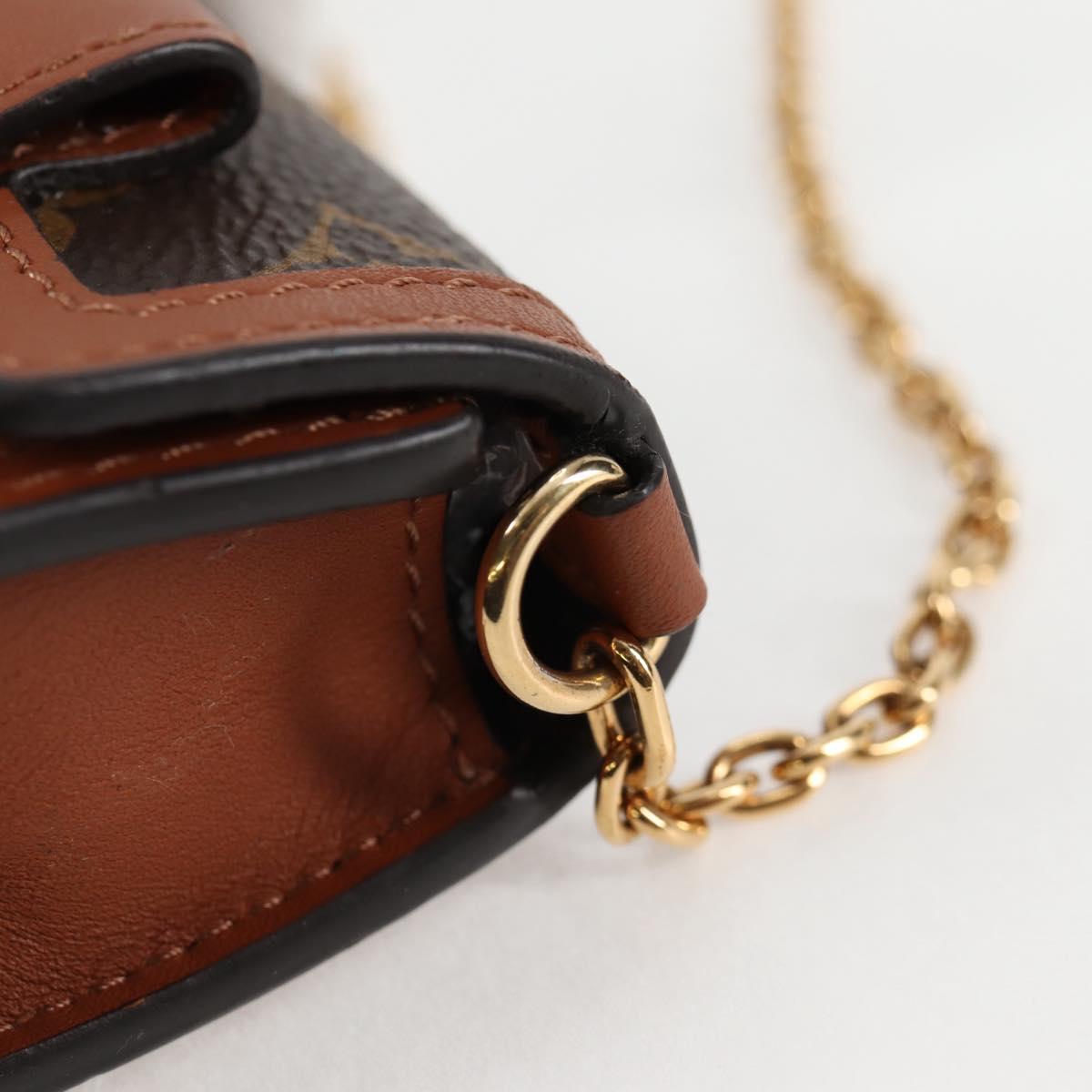 LOUIS VUITTON Monogram Reverse Micro Dauphine Bag M80250 LV Auth 129757SAM
