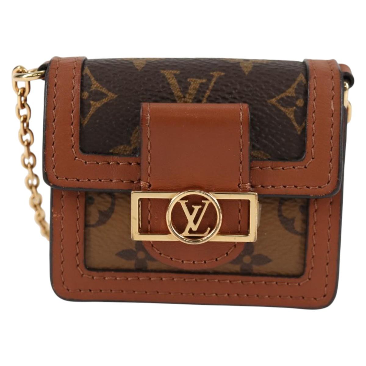 LOUIS VUITTON Monogram Reverse Micro Dauphine Bag M80250 LV Auth 129757SAM