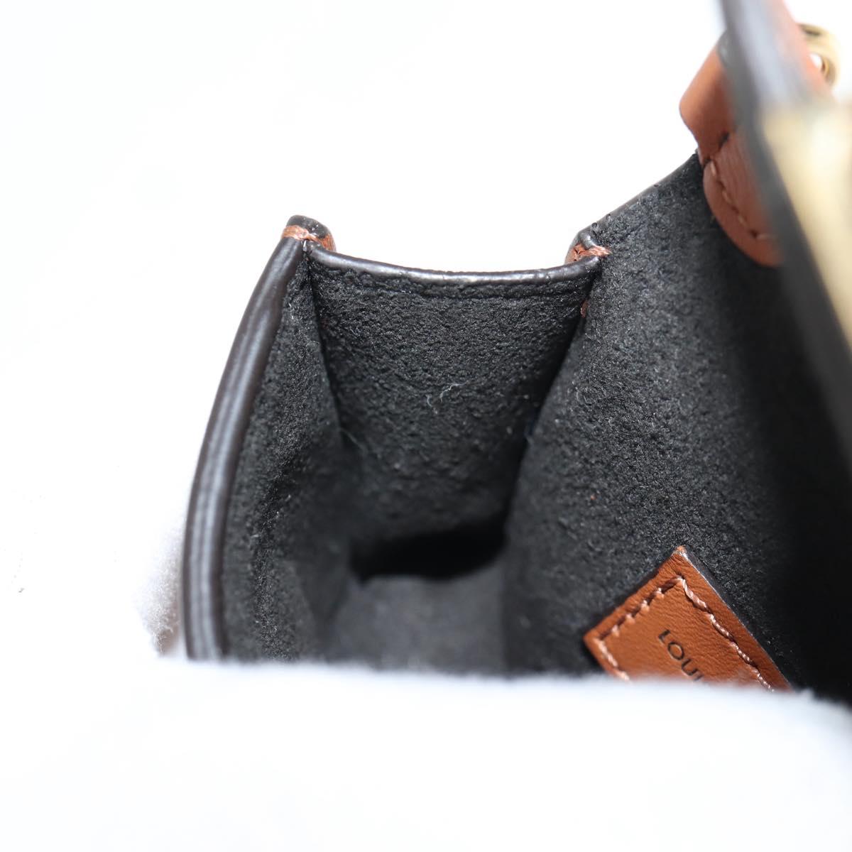 LOUIS VUITTON Monogram Reverse Micro Dauphine Bag M80250 LV Auth 129757SAM