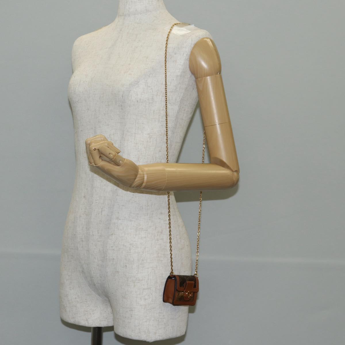 LOUIS VUITTON Monogram Reverse Micro Dauphine Bag M80250 LV Auth 129757SAM