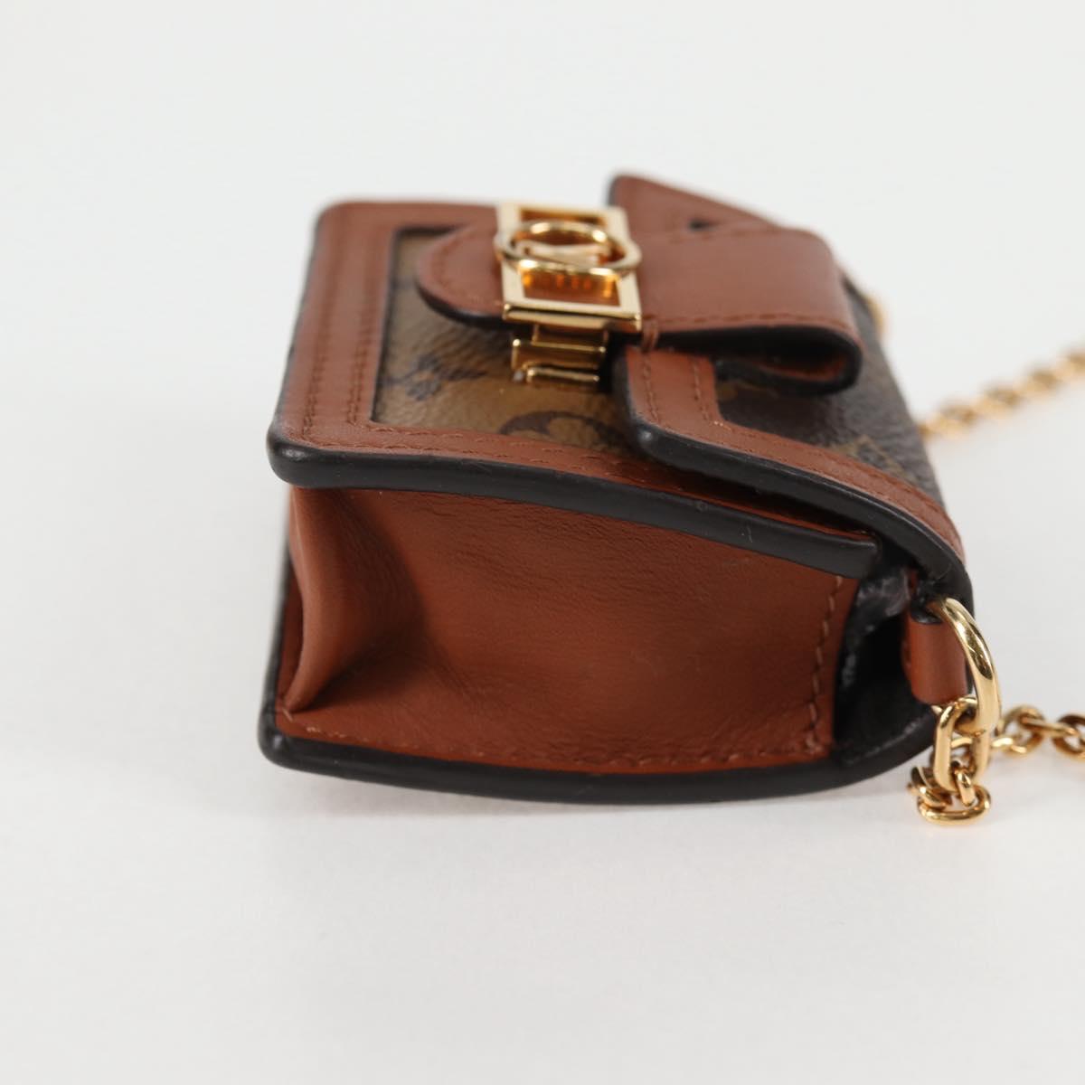 LOUIS VUITTON Monogram Reverse Micro Dauphine Bag M80250 LV Auth 129757SAM