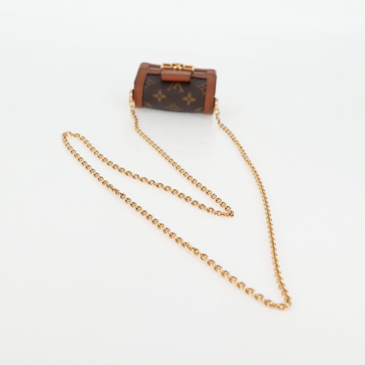 LOUIS VUITTON Monogram Reverse Micro Dauphine Bag M80250 LV Auth 129757SAM