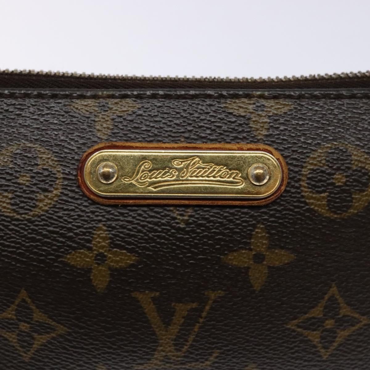 LOUIS VUITTON Monogram Chain Pochette Mila MM Accessory Pouch M60094 Auth 129774