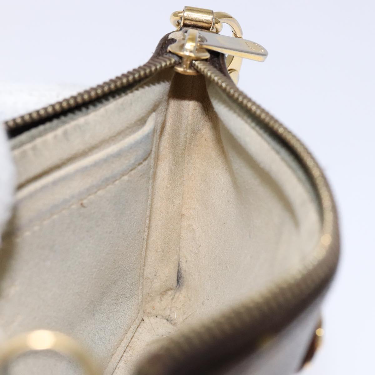 LOUIS VUITTON Monogram Chain Pochette Mila MM Accessory Pouch M60094 Auth 129774