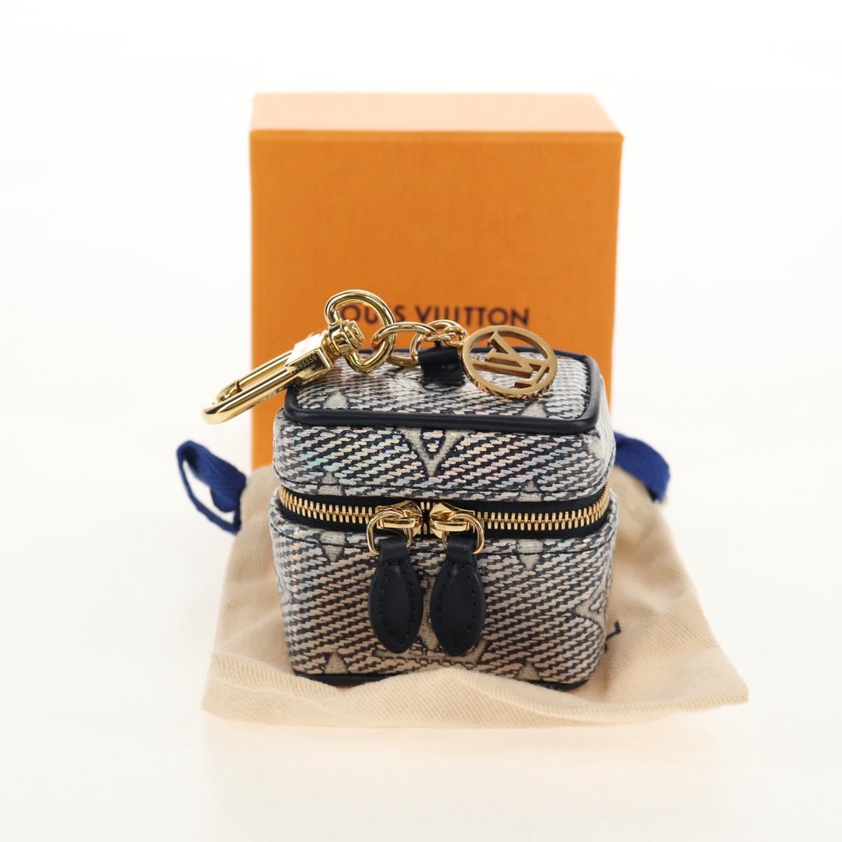 LOUIS VUITTON Laminated Jacquard Bijoux Sac Micro Vanity Bag R95559 Auth 129778M