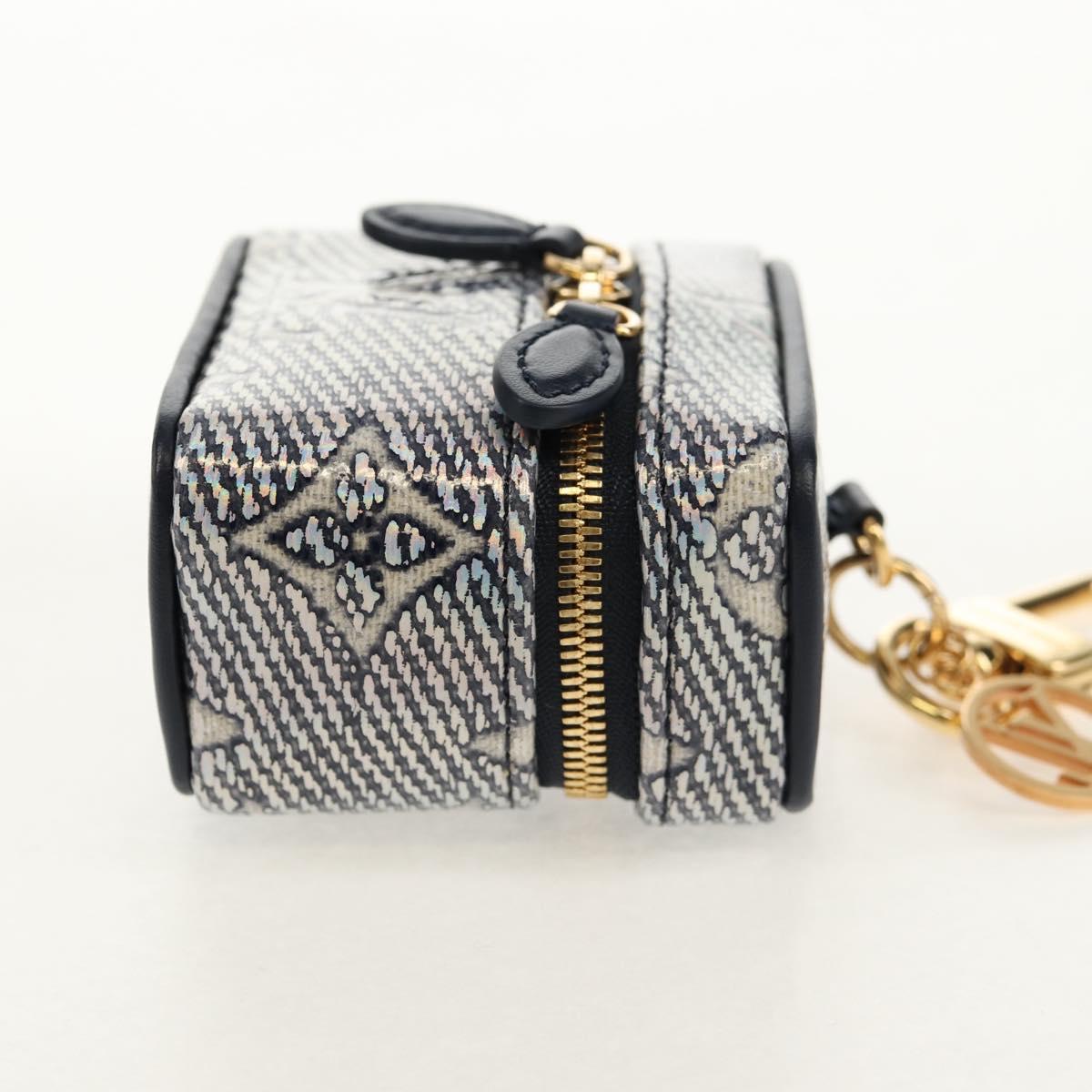 LOUIS VUITTON Laminated Jacquard Bijoux Sac Micro Vanity Bag R95559 Auth 129778M