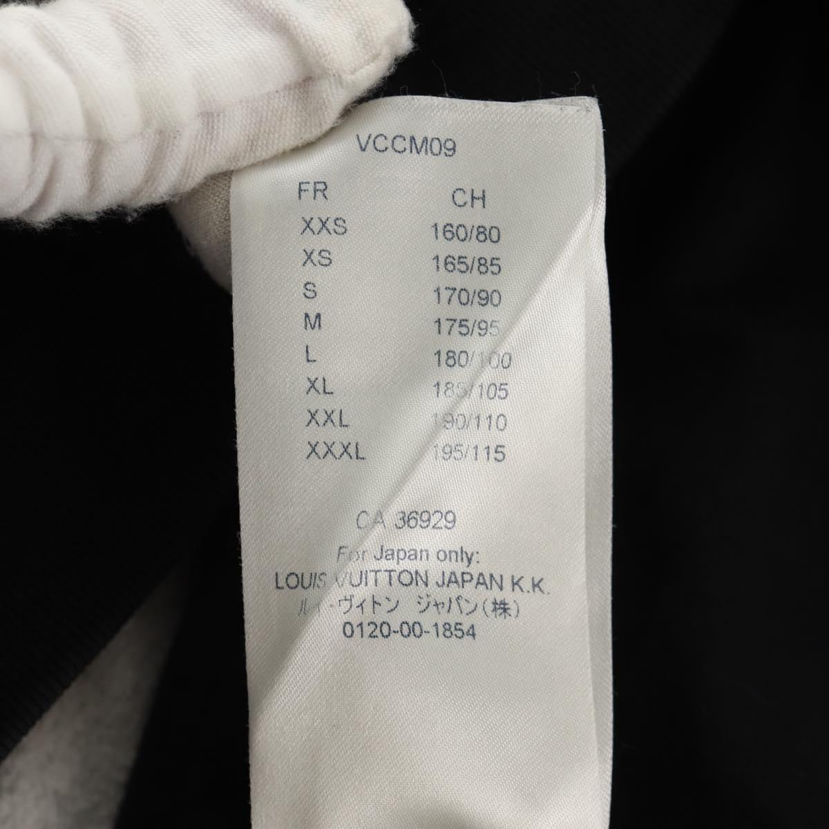 LOUIS VUITTON Parker Cotton XL White LV Auth 129781M