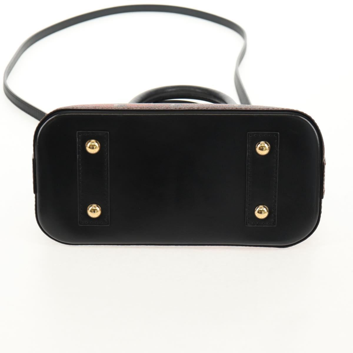 LOUIS VUITTON Monogram Trompeille Alma BB Time Trunk Bag M53152 Auth 129787M