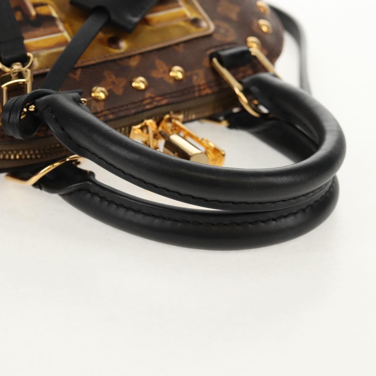 LOUIS VUITTON Monogram Trompeille Alma BB Time Trunk Bag M53152 Auth 129787M