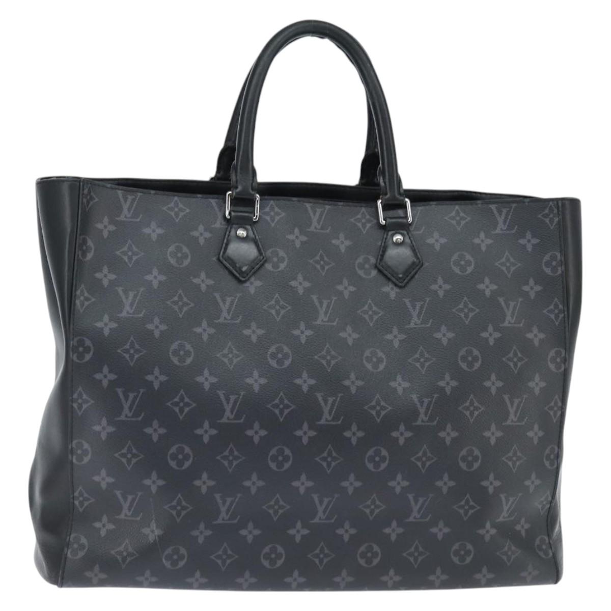 LOUIS VUITTON Monogram Eclipse Grand Sac Business Bag M44733 LV Auth 129789