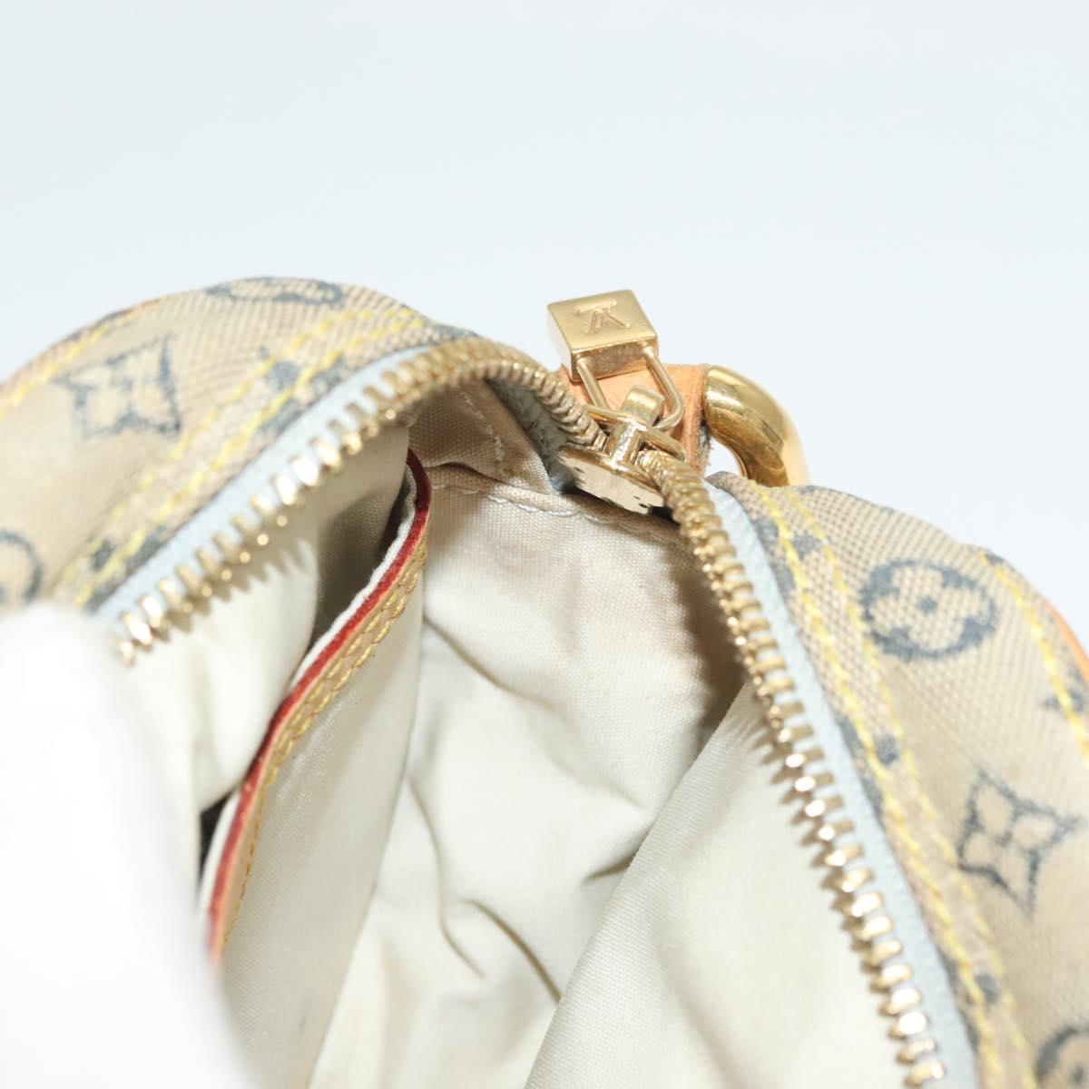 LOUIS VUITTON Monogram Mini Jeanne PM Shoulder Bag Blue M92001 LV Auth 129801