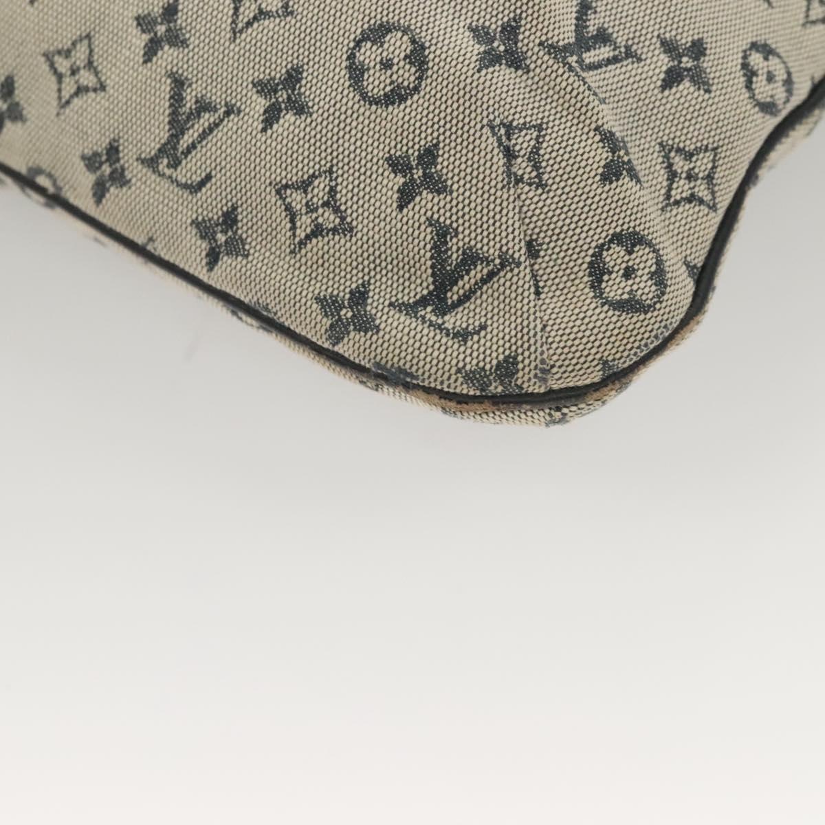 LOUIS VUITTON Monogram Mini Françoise Tote Bag 2way Blue M92208 LV Auth 129802