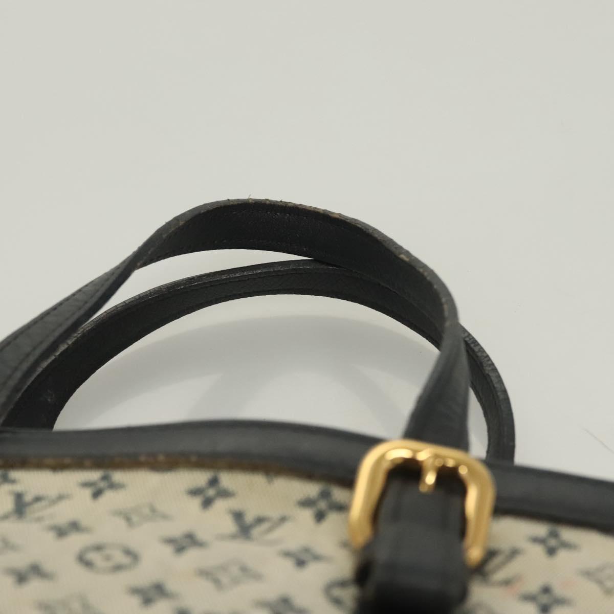 LOUIS VUITTON Monogram Mini Françoise Tote Bag 2way Blue M92208 LV Auth 129802