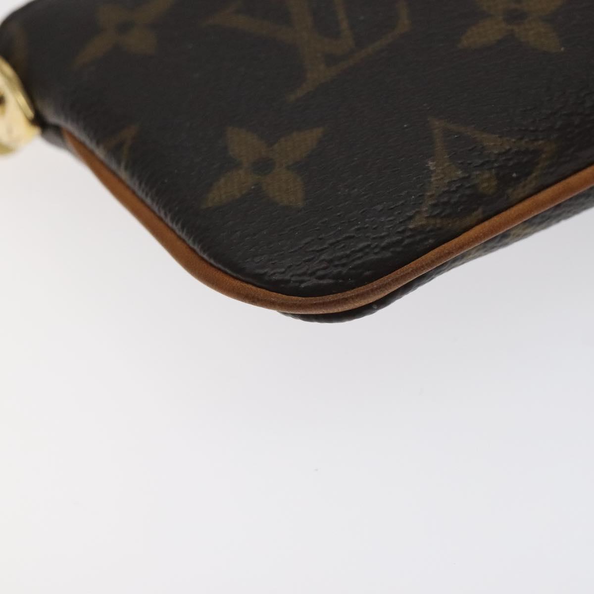 LOUIS VUITTON Monogram Pochette Mira PM Accessory Pouch M60095 LV Auth 129805