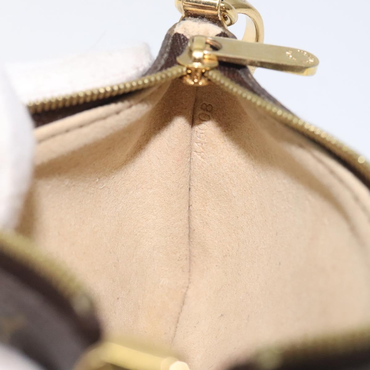 LOUIS VUITTON Monogram Pochette Mira PM Accessory Pouch M60095 LV Auth 129805V