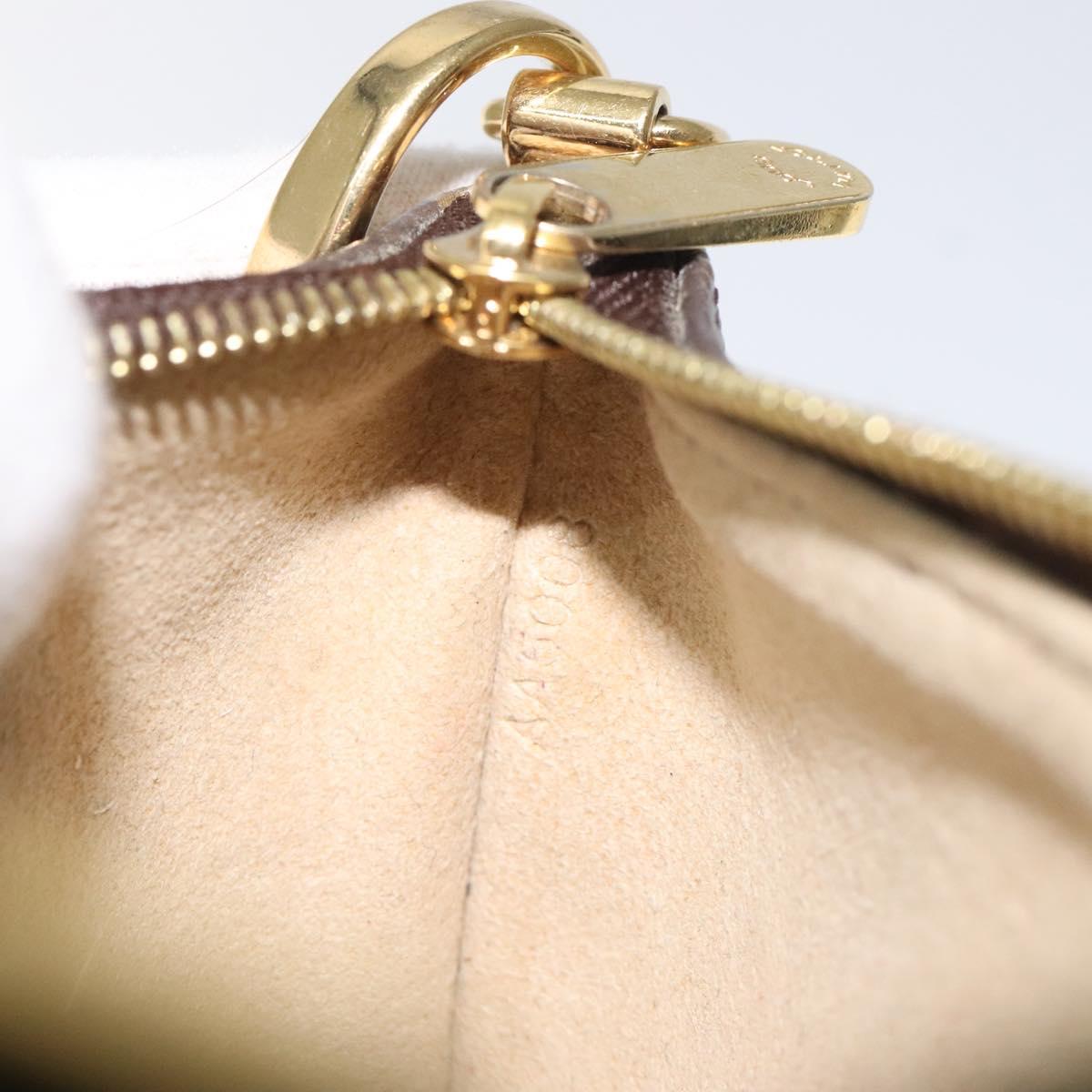 LOUIS VUITTON Monogram Pochette Mira PM Accessory Pouch M60095 LV Auth 129805